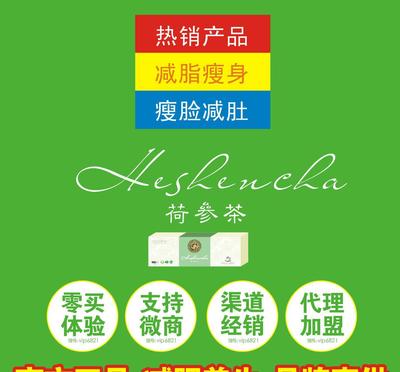 专减顽固性肥胖，高端荷叶人参茶 随仕美荷参茶，全国一件发货包邮